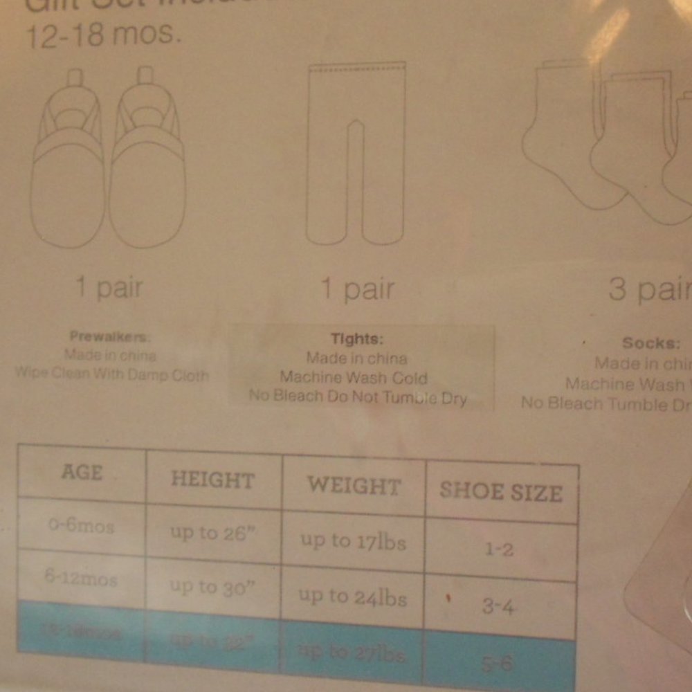 Toddler Gift Set Prewalker Shoe & Socks 12-18 mths - Picture 13 of 16